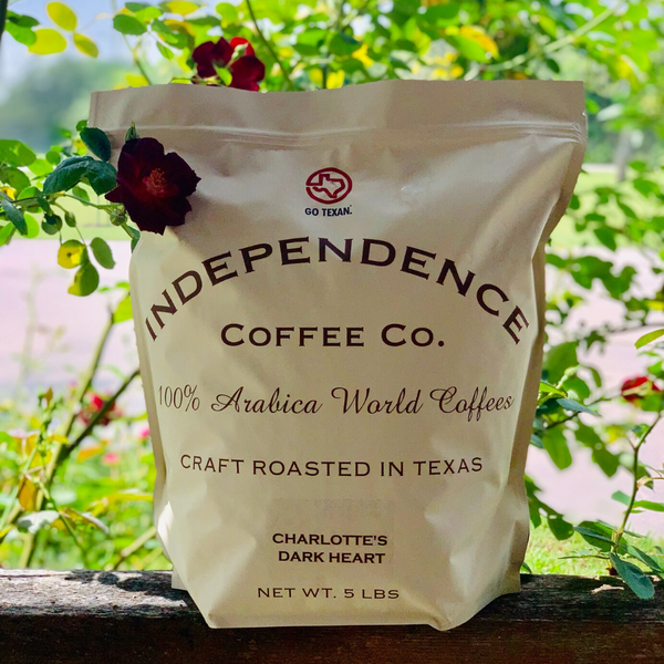 BULK BIG BAG! Charlotte's Dark Heart Roast - Independence Coffee Co.
