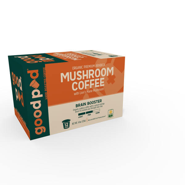goodPOD Brain Booster Single Serve Coffee K Cup Pods