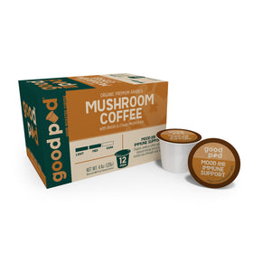 goodPOD Mood and Immunity with Reishi & Chaga Mushrooms Single Serve Coffee K Cup Pods