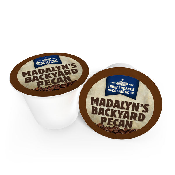 Madalyn's Backyard Pecan Indie Shot for Single Serve Brewers