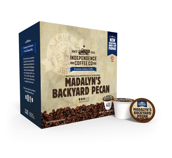 Madalyn's Backyard Pecan Indie Shot for Single Serve Brewers