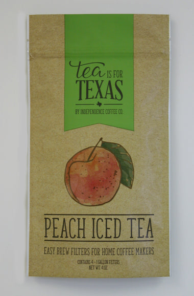Peach Flavored Iced Tea Filter Packs  (Pack of 4)
