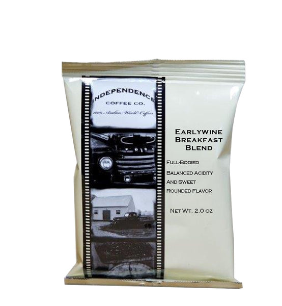 Earlywine Breakfast Blend-Pre-ground-40 Fractional Packs (2.0 oz. ea.)