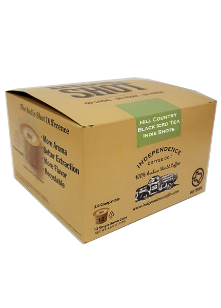 Hill Country Black Iced Tea Indie Shots