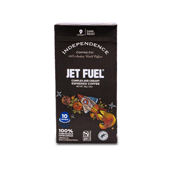 Jet Fuel® Espresso - Compresso Capsules* (10 count) for Nespresso® style brewers